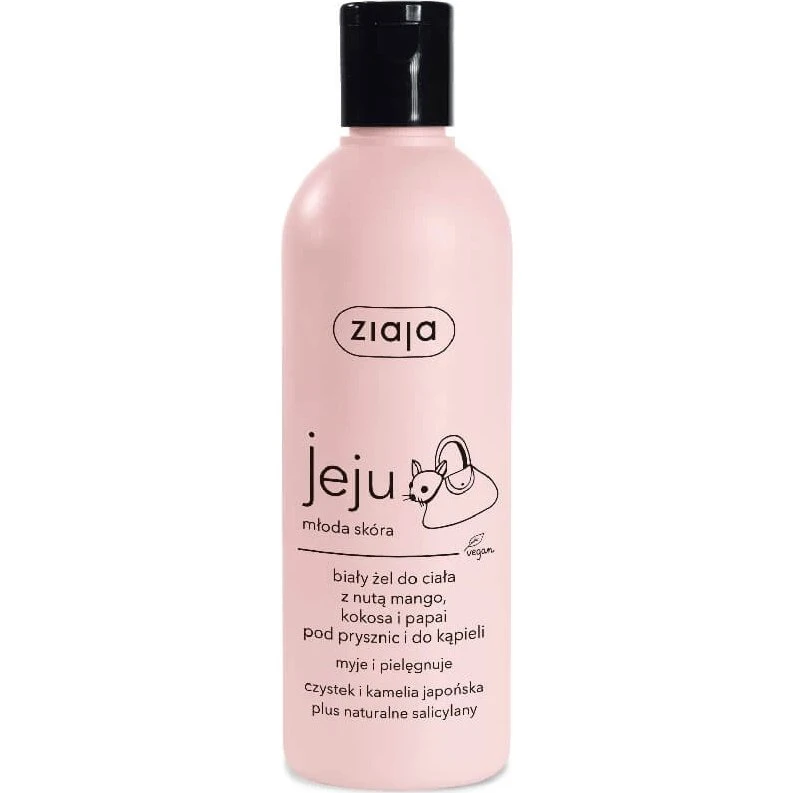 Ziaja Jeju Weiße Seife Körpergel mit Kamelienöl, 300 ml