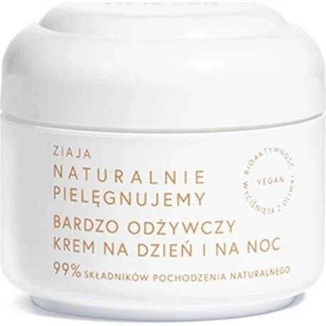 Ziaja Natürlich Pflege Sehr nahrhafte Tages- und Nachtpflege Creme, 50 ml