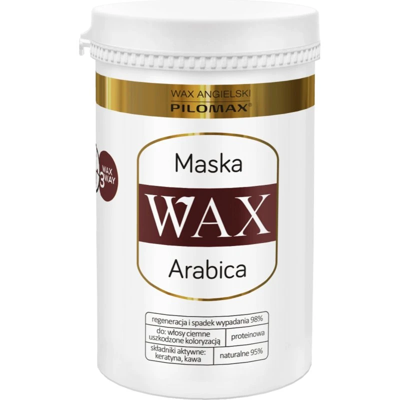 Wachs Englisch Pilomax Colour Care Arabica Haarmaske, 480g
