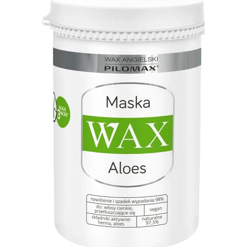 Wax English Pilomax Aloe Vera Maske für feines Haar, 480 ml