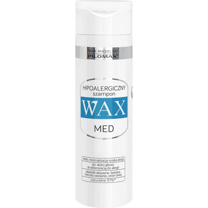 MED Wax Hypoallergenes Shampoo gegen Kopfhautirritationen, 200ml