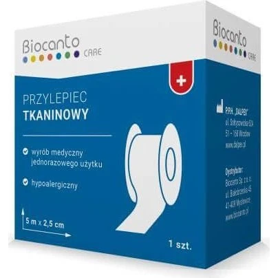 BIOCANTO Textilklebeband 5m x 2,5cm, 1 Stück