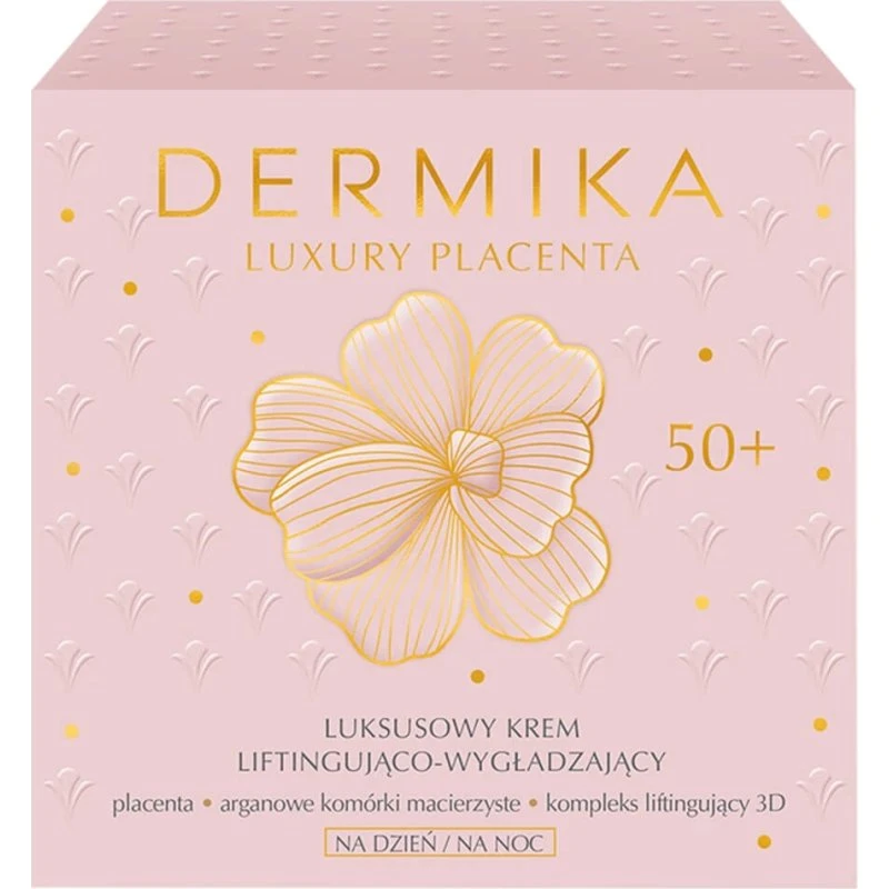 Dermika Luxury Placenta 50+ Lifting- und Glättungscreme, 50 ml