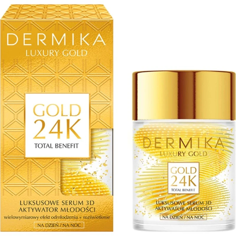Dermika Luxury Gold 24K Youth Activator 3D-Serum, 60 g
