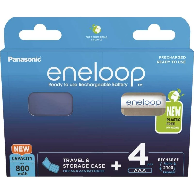 Panasonic eneloop AAA 800 mAh, 4er-Pack