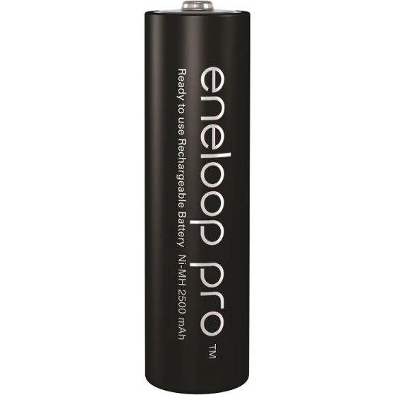 Panasonic eneloop Pro Akku AA 2500mAh 4er-Blister schwarz