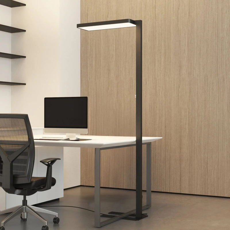 Arcchio LED-Stehleuchte Timon Schwarz 54W 195cm
