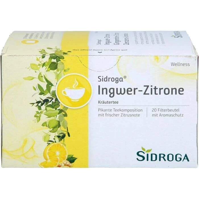 SIDROGA Wellness Ingwer-Zitrone Tee 40 g