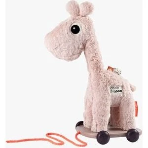 Done by Deer Raffi Giraffe Nachziehtier Beige 30x43x18cm