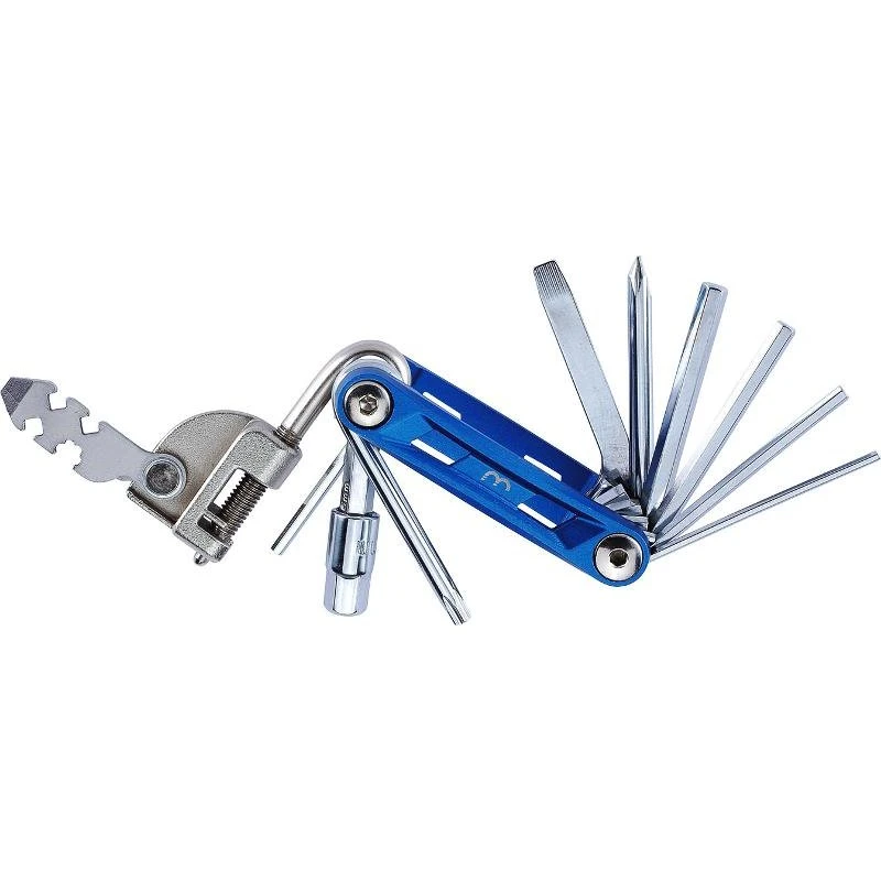 BBB PrimeFold BTL-48L L, 16 Funktionen, blau eloxiert