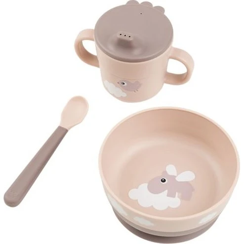 Done By Deer Foodie Geschirr-Set Happy Clouds Powder
