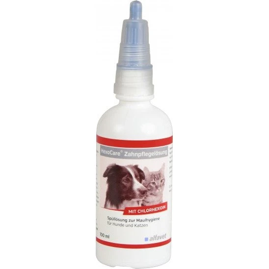 HexoCare Zahnpflegelösung 100 ml für Hunde & Katzen