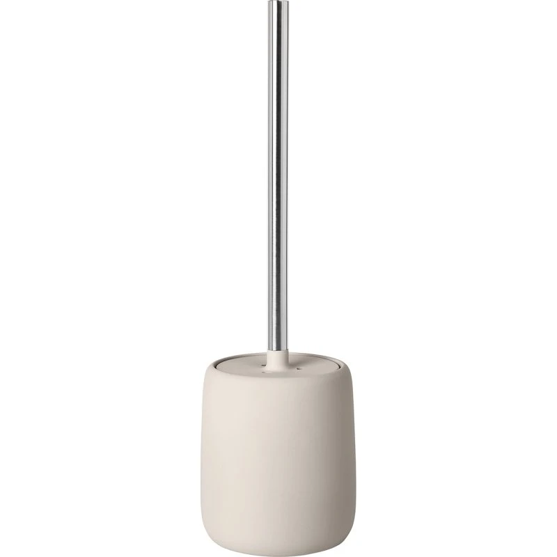 blomus SONO WC-Bürste moonbeam, Edelstahl & Silikon, 39 cm