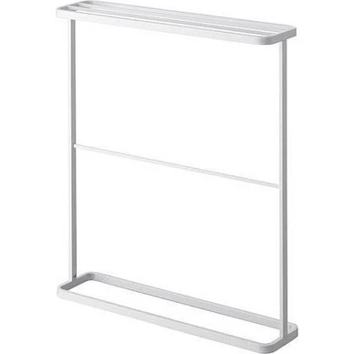 Yamazaki Tower Handtuchhalter Weiß, 65 x 15 x 75 cm