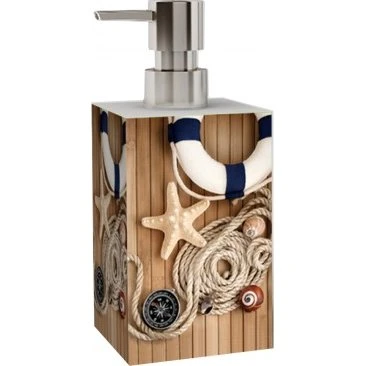 Maritime Seifenspender aus massivem Kunststoff