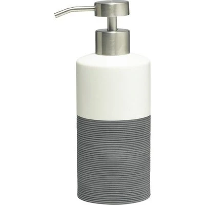 Sealskin Doppio Seifenspender Grau/Weiß matt 361840214