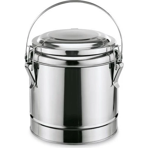 WAS Thermospeisetransportbehälter 4 L, Ø 23 cm, Chromnickelstahl