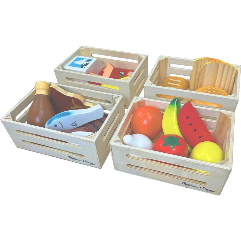 Melissa & Doug 10271 Lebensmittel-Set aus Holz