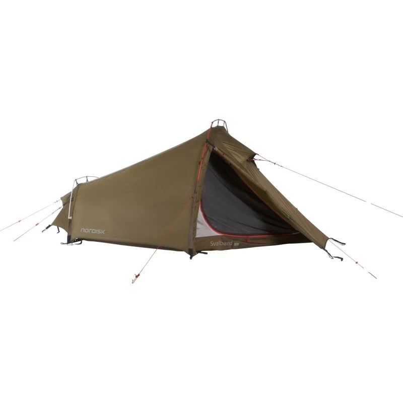 Nordisk Svalbard 1 PU 2.0 Zelt 1-Personen Dark Olive