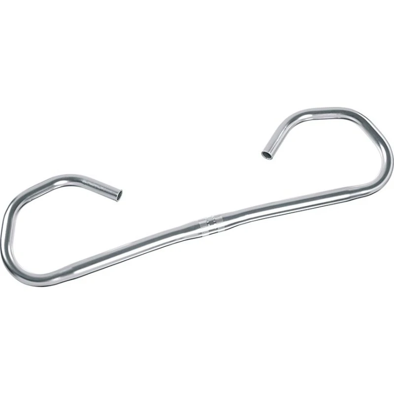 Humpert Hornbar Comfort Alu Lenker 25,4 mm, 565 mm, 0°, silber