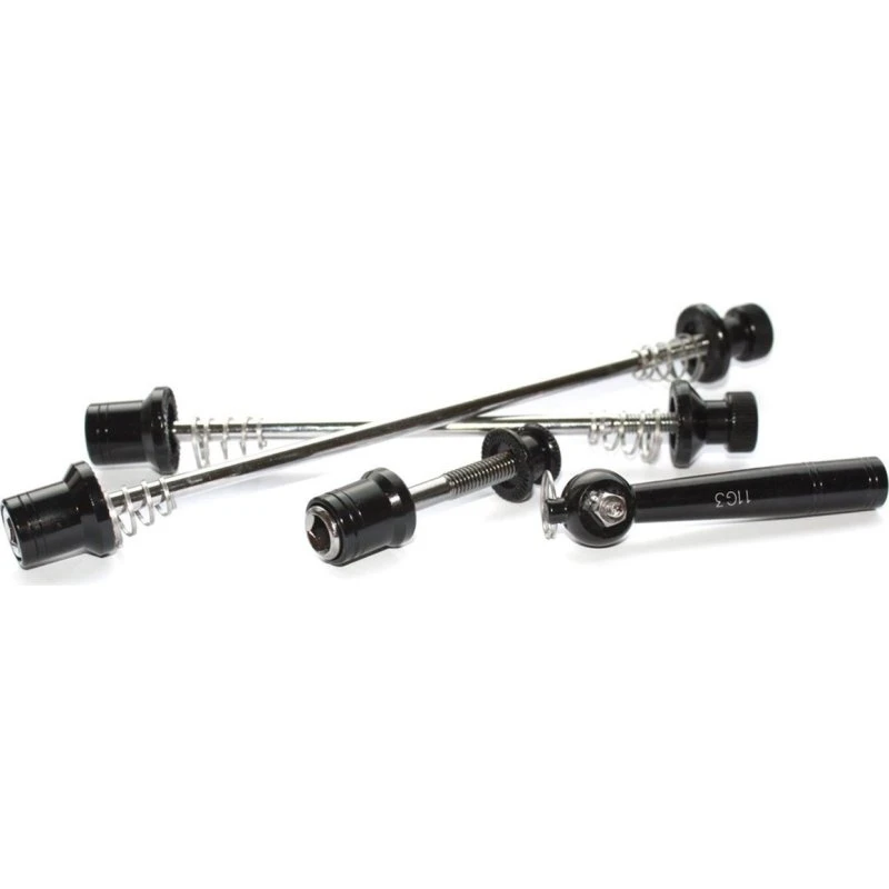 Point Fahrrad-Schnellspannset Diebstahlsicher, schwarz, Aluminium