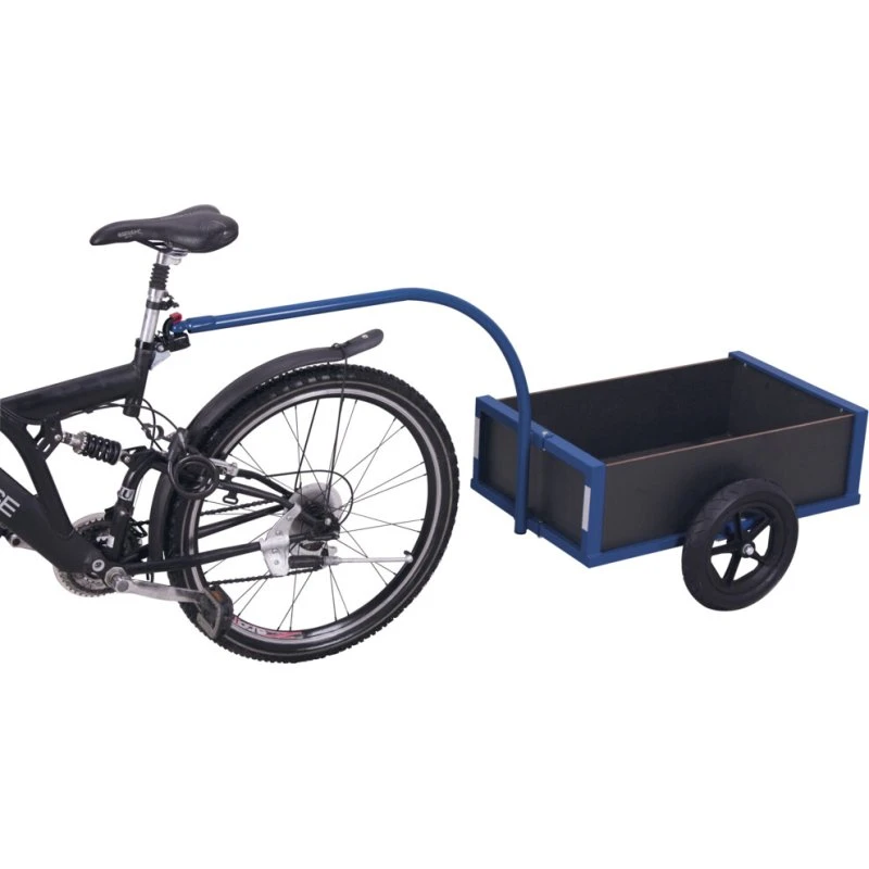 VARIOfit Leichter Fahrradanhänger 40 kg, RAL 5010 enzianblau