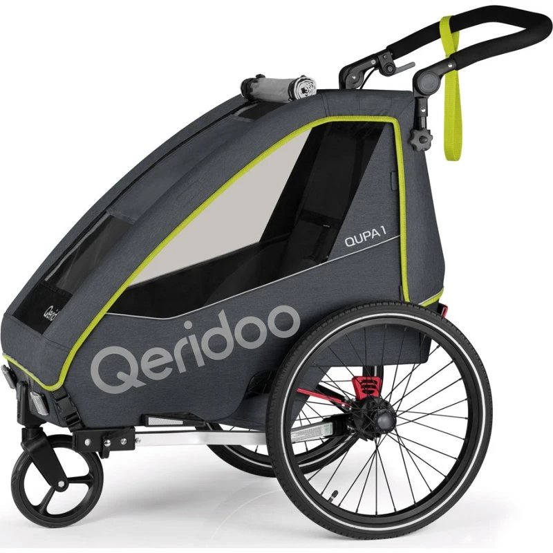 Qeridoo Qupa1 Blue Fahrradanhänger 360°-Buggy