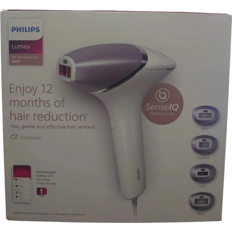 Philips Lumea IPL Hair Removal 8000 BRI947 Weiß