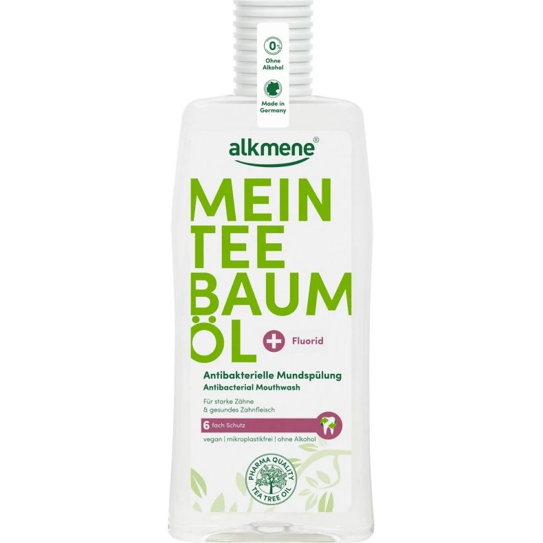 alkmene® Mein Teebaumöl Antibakterielle Mundspülung 500 ml