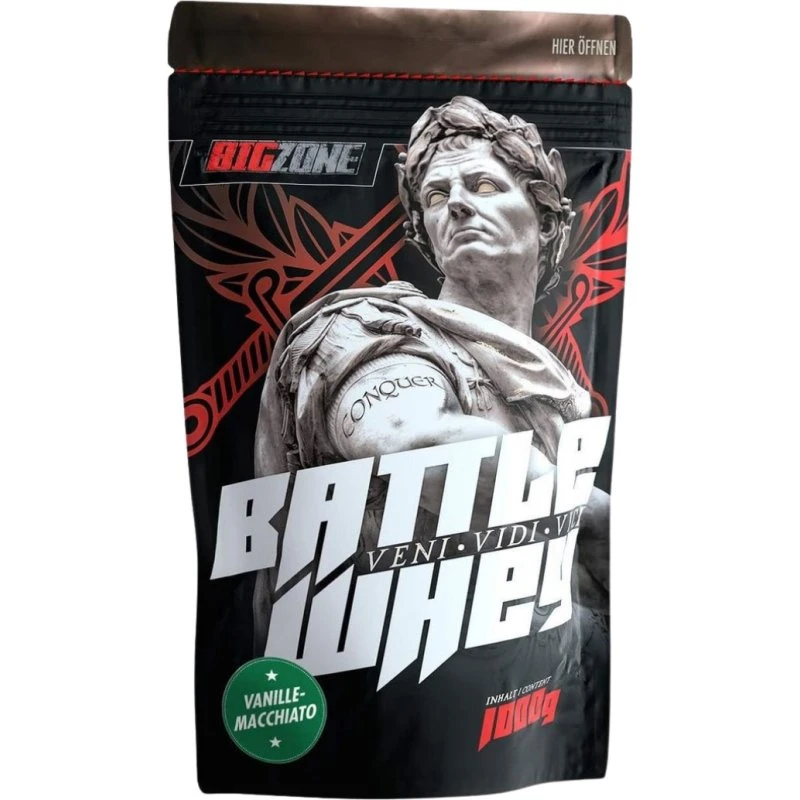 Big Zone Battle Whey 1000g Vanille-Macchiato