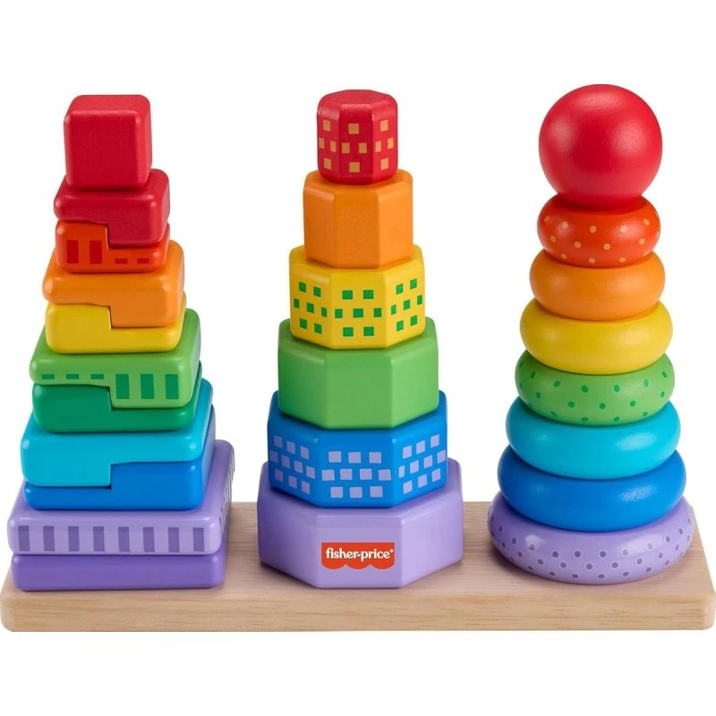 Fisher-Price Holz-Steckturm 18+ Monate