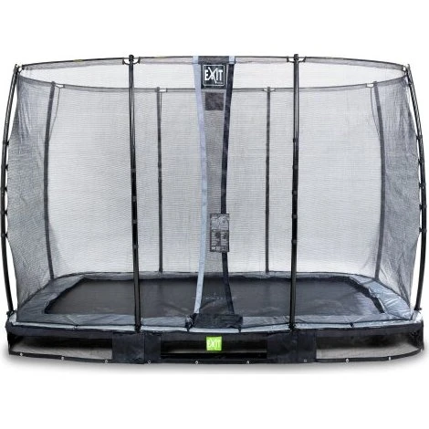 EXIT Elegant Inground-Trampolin 214x366cm schwarz