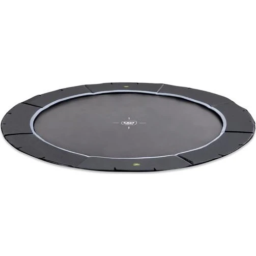 EXIT Dynamic ebenerdiges Trampolin 366 cm schwarz