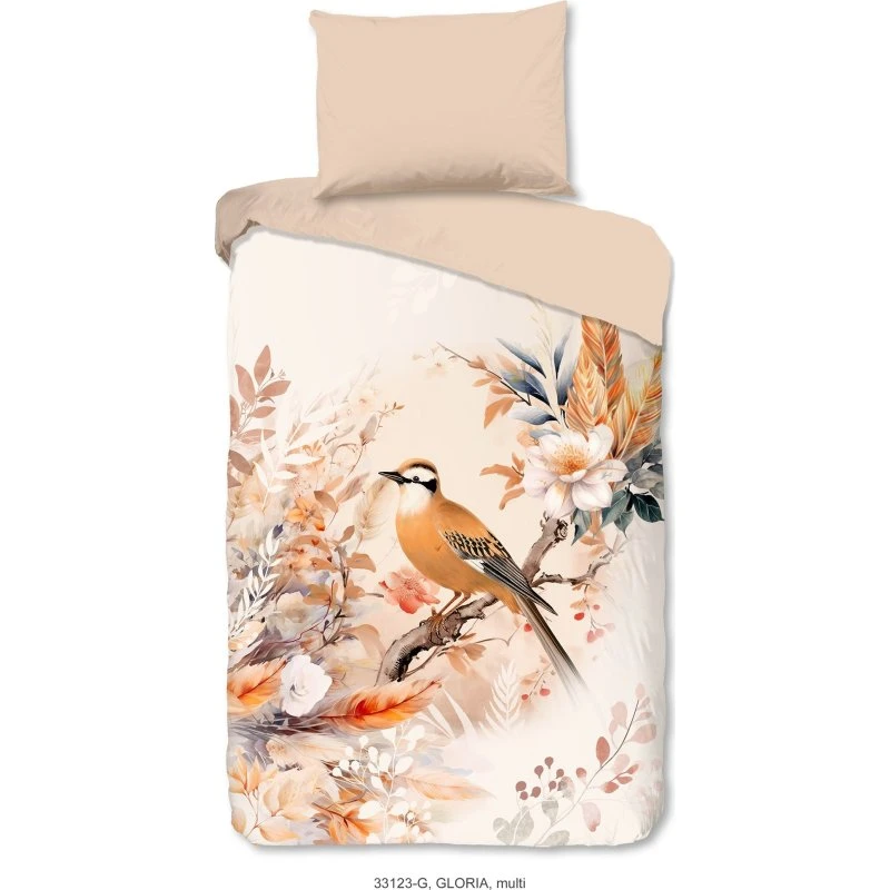 Good Morning Gloria Bettwäsche-Set Creme/Beige 140x200 cm