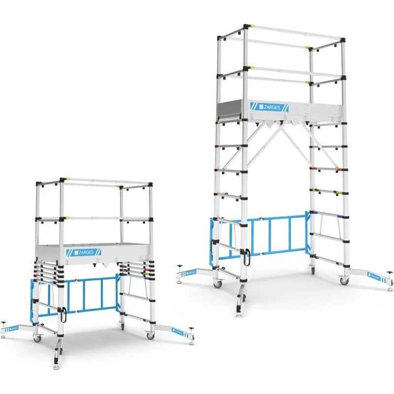 ZARGES Teletower 1T mobiles Teleskopgerüst bis 4 m
