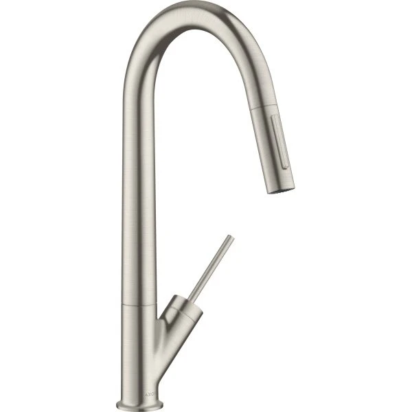 Hansgrohe AXOR Starck Küchenmischer 270 Edelstahl mit Ausziehbrause