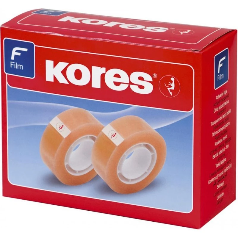 Kores Klebefilm Standard 19 mm x 33 m, transparent