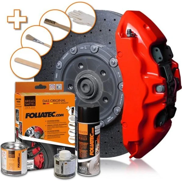 FOLIATEC Bremssattellack Performance Red für Tesla Model 3, S, X, Y