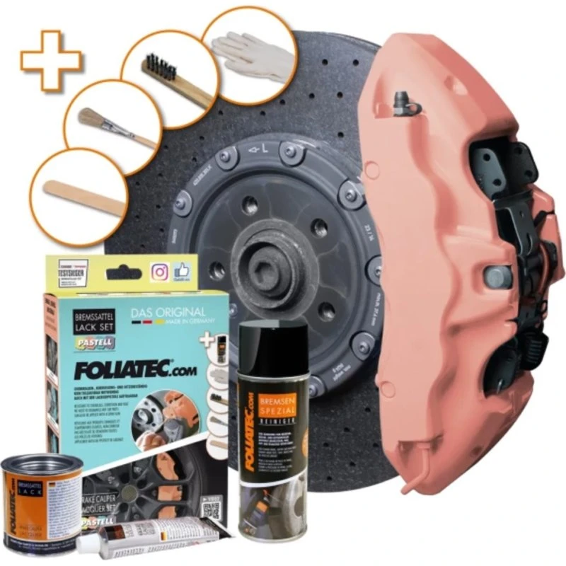 Foliatec Bremssattel Lack Set juicy peach 7-teilig