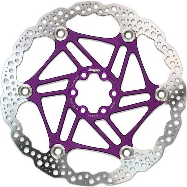 HOPE V4 Vented 6-Bolt Floating 203 mm Lila