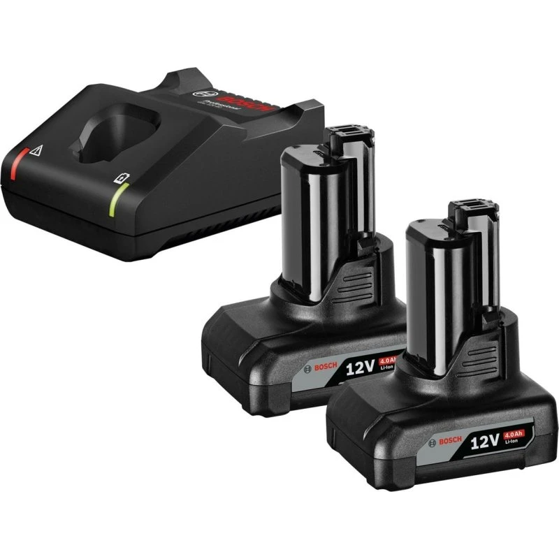 Bosch Akku-Starter-Set GBA 12V / 2x 4,0 Ah + GAL 12V-40
