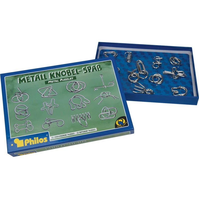 Philos Metall Knobel-Spass 12er Set