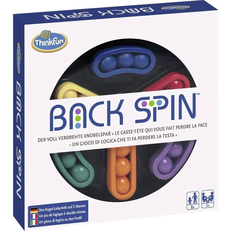 ThinkFun Back Spin 763535 - Knobelspiel auf 2 Ebenen