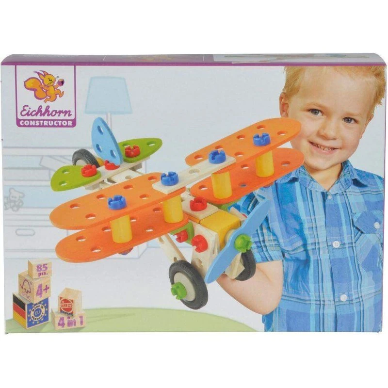 Eichhorn Constructor Doppeldecker 85-tlg.
