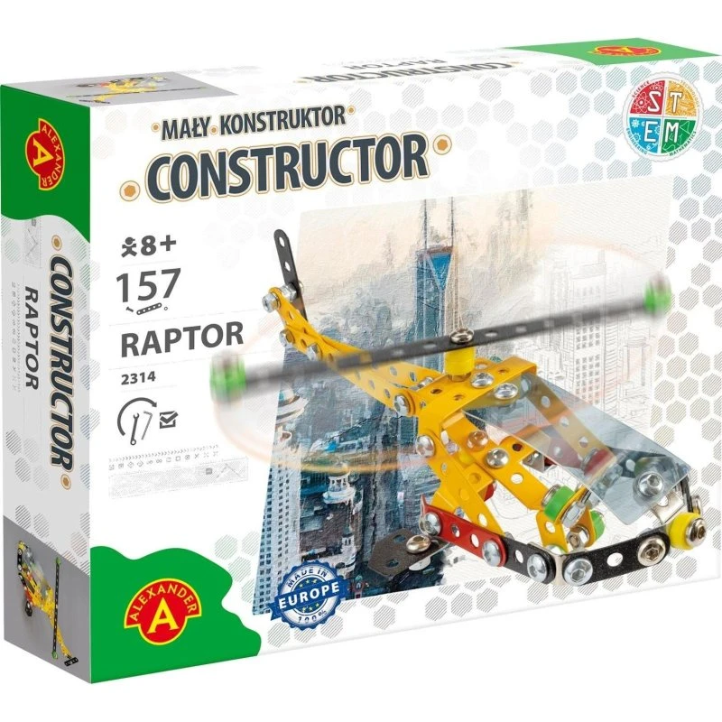 Alexander Mały Konstruktor Raptor Hubschrauber Baukasten