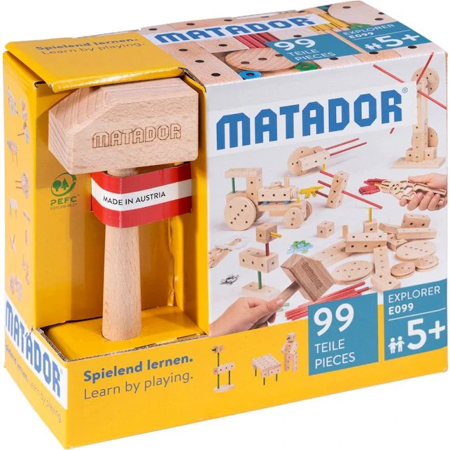 Matador Explorer E099 Holzbaukasten (99 Teile)