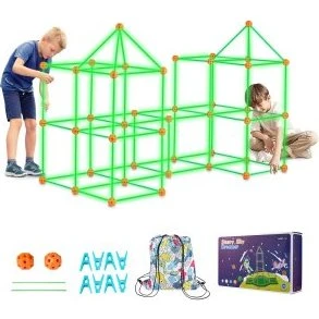 VEVOR 140-tlg. Lichtleuchtendes Bauset für Kinder