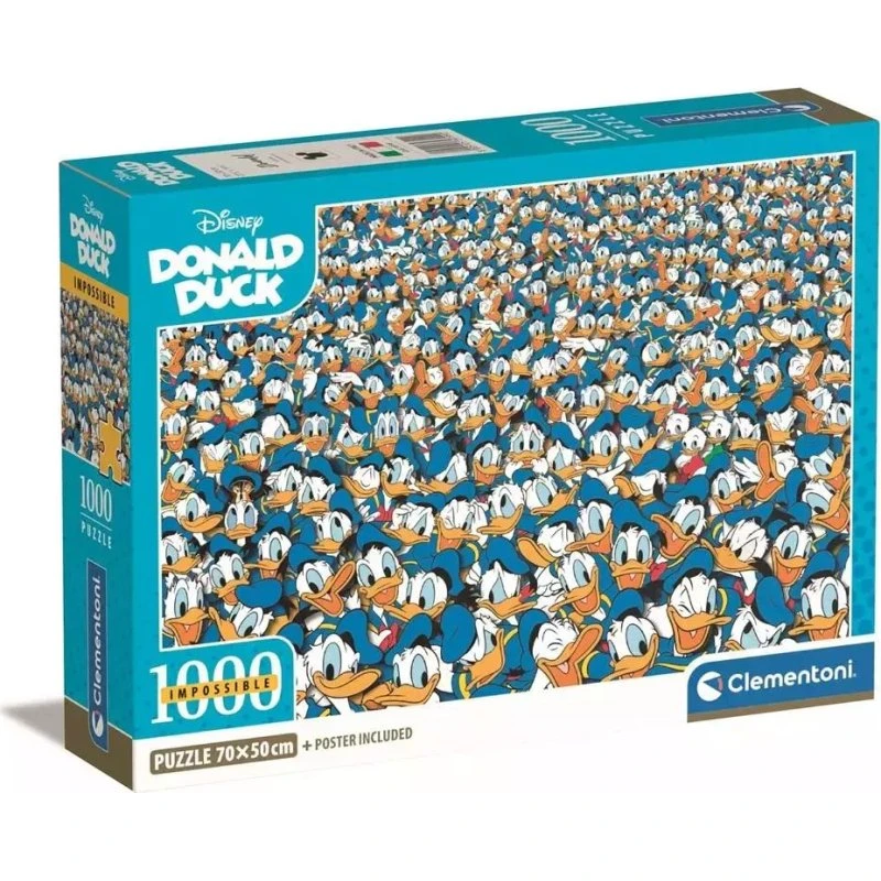 Clementoni Donald Duck Impossible Puzzle 1000 Teile