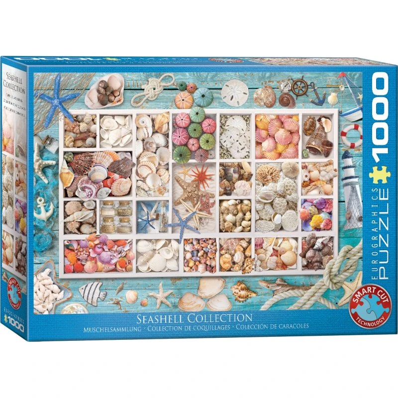 Maritime Muschelsammlung 1000 Teile Puzzle 68x48 cm