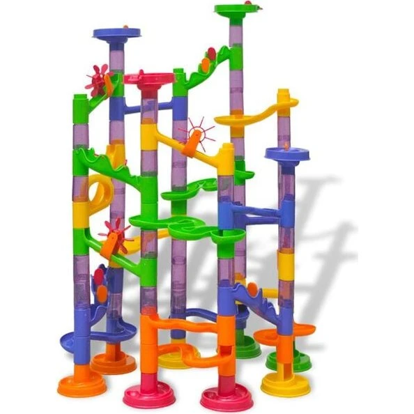 vidaXL Murmelbahn Kugelbahn Kinderspielzeug